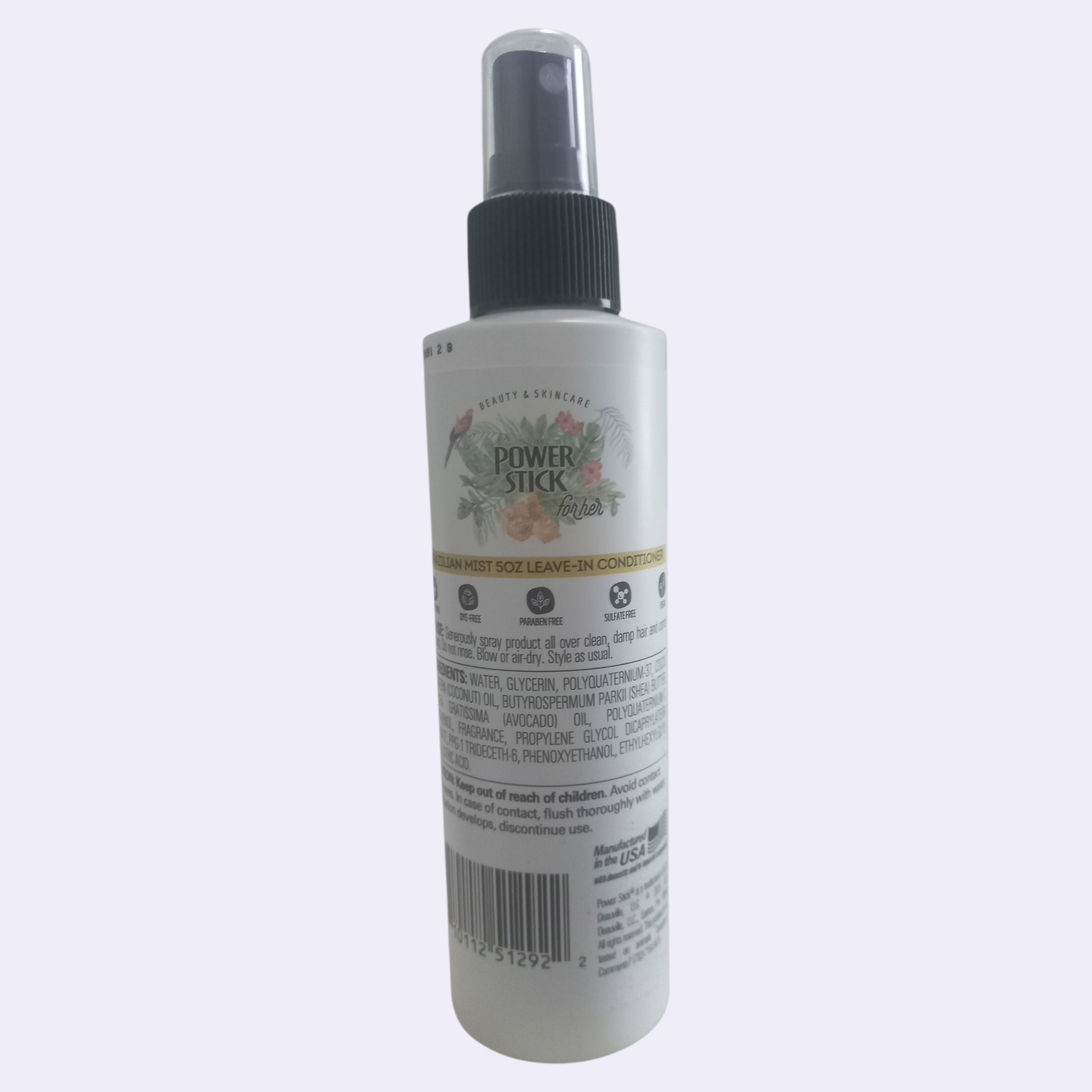 Brazilian Mist Leave-In Hair Conditioner, with notes of Pistachio & Salted Caramel for women, 5 fl oz